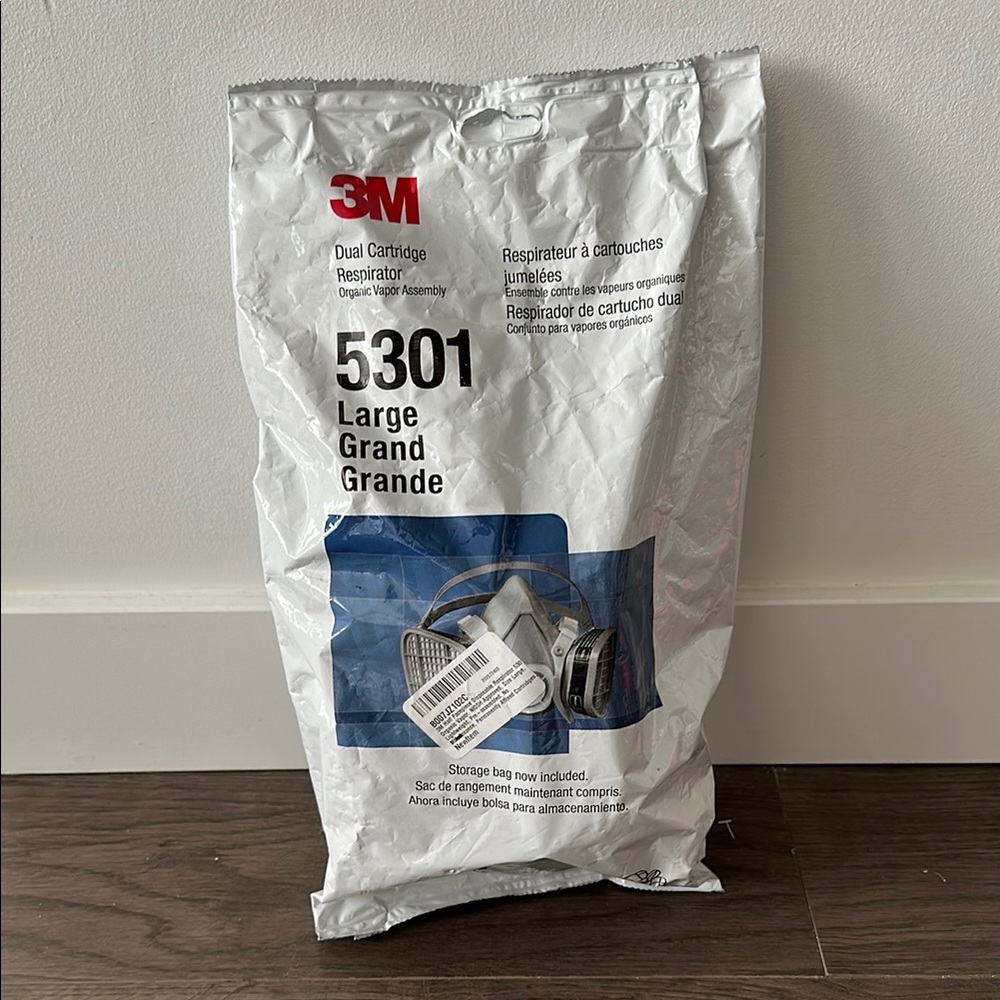 3M 5301 Dual Cartridge Respirator Organic Vapor Assembly - Large
